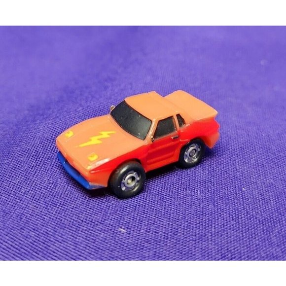 1988 Retro MICRO MACHINES FUNRISE MINI SPORTS CAR Lightening Hood Vintage - Picture 2 of 7